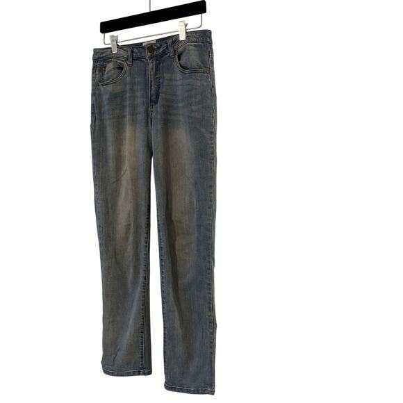 Caslon Boyfriend Jeans Women’s Size 8 Medium Wash Distressed Look Relaxed Fit - Picture 2 of 10